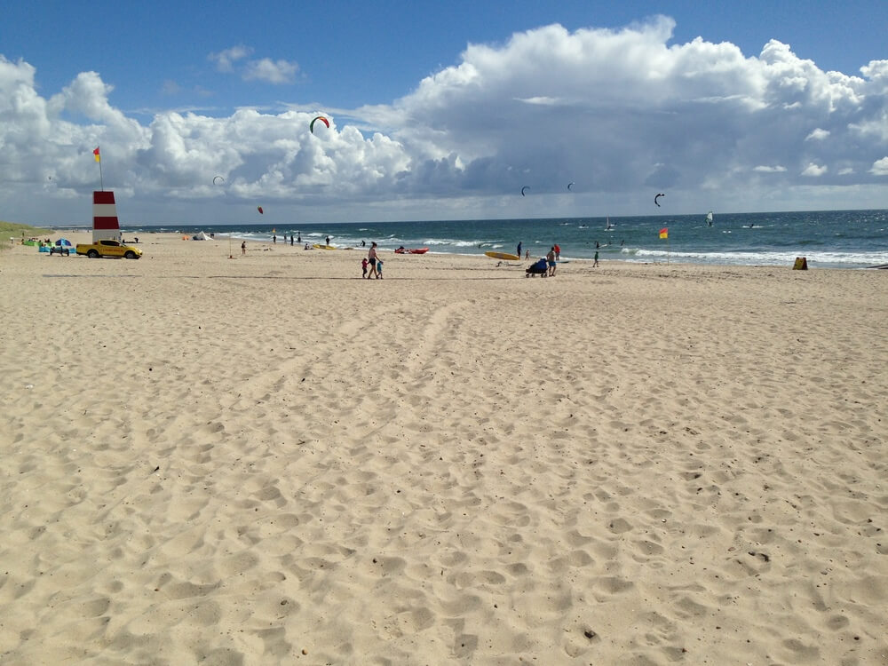 Stranden nær luksushus nr. 412.