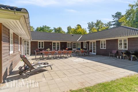 Stor terrasse i luksushus nr. 414 i Nordsjælland.