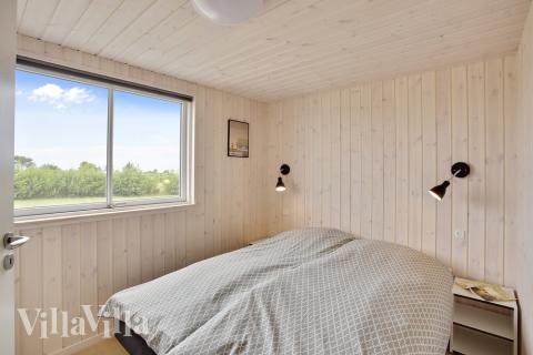 Et av de 12 soverommene i luksushus nr. 430 i Fyn og øyer.