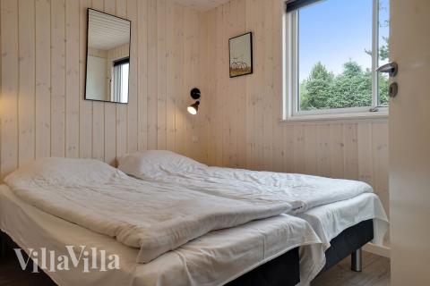 Et av de 6 soverommene i luksushus nr. 426 i Nordsjælland.