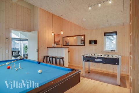 Aktivitetsrom i luksushus nr. 723 med 4 soverom og plass til 10 personer.