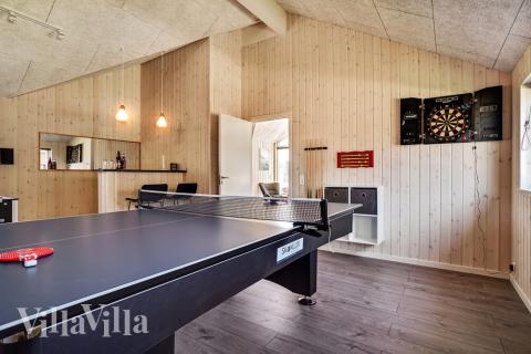 Aktivitetsrom i luksushus nr. 718 med 4 soverom og plass til 12 personer.