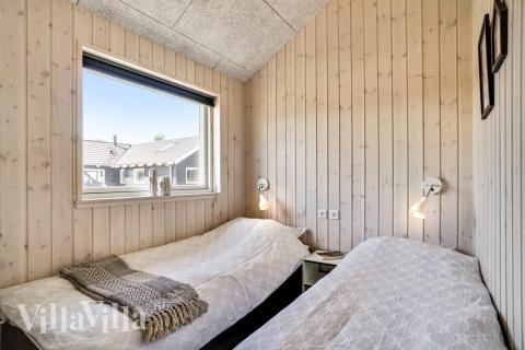 Et av de 4 soverommene i luksushus nr. 718 i Tyskland.