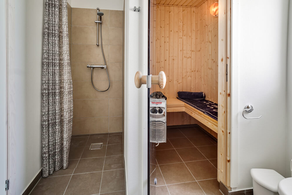 Et av badene i luksushus nr. 718