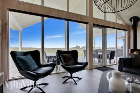 Luksushus nr. 424 har et flott oppholdsrom.