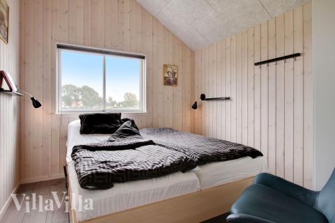 Et av de 5 soverommene i luksushus nr. 424 i Fyn og øyer.