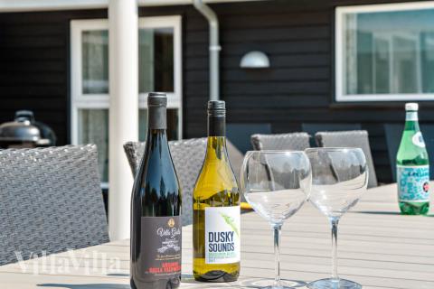 Luksushus nr. 427 har en deilig terrasse med gode hagemøbler til 14 personer.