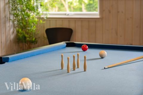 Luksushus nr. 427 til 14 personer tilbyr et stort aktivitetsrom med bl.a. biljard og dart