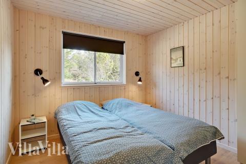 Et av de 9 soverommene i luksushus nr. 439 i Nordjylland.