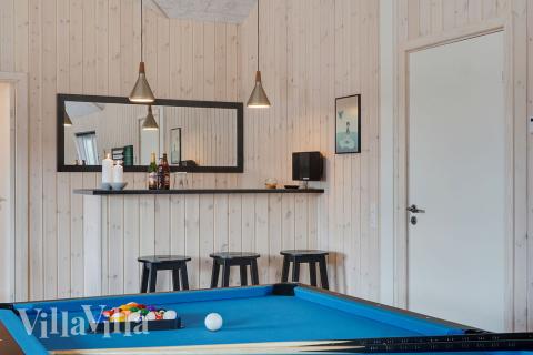 Luksushus nr. 439 til 24 personer tilbyr et stort aktivitetsrom med bl.a. biljard og dart
