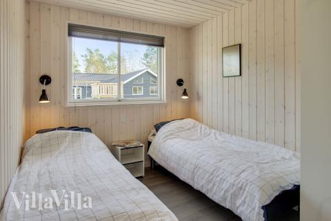 Et av de 7 soverommene i luksushus nr. 435 i Nordsjælland.