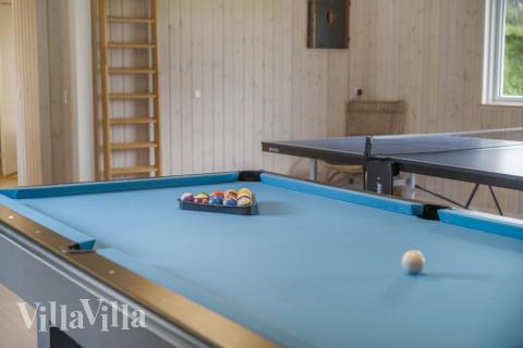 Luksushus nr. 440 til 24 personer tilbyr et stort aktivitetsrom med bl.a. biljard og dart