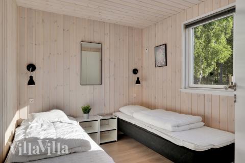 Et av de 12 soverommene i luksushus nr. 436 i Nordsjælland.