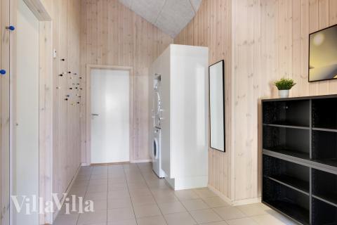 Det romslige inngangspartiet til luksushus nr. 436 i Nordsjælland