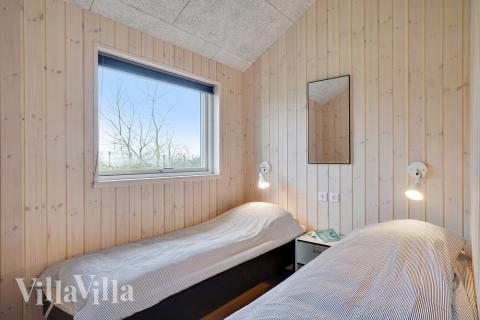 Et av de 4 soverommene i luksushus nr. 724 i Tyskland.