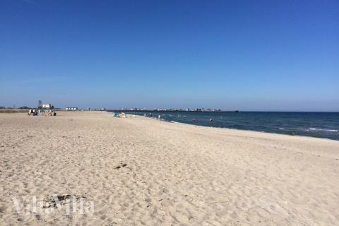 Stranden nær luksushus nr. 721.