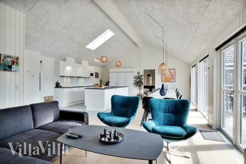 Luksushus nr. 448 har et flott oppholdsrom.