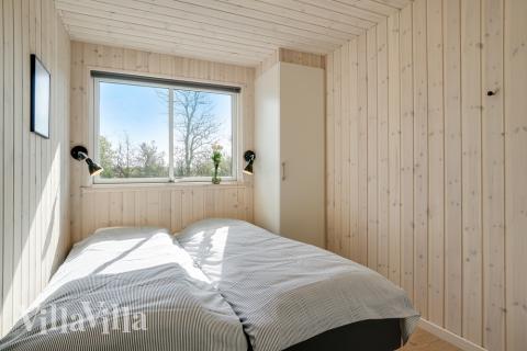 Et av de 10 soverommene i luksushus nr. 441 i Østjylland.