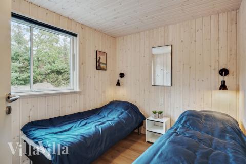 Et av de 8 soverommene i luksushus nr. 434 i Nordsjælland.