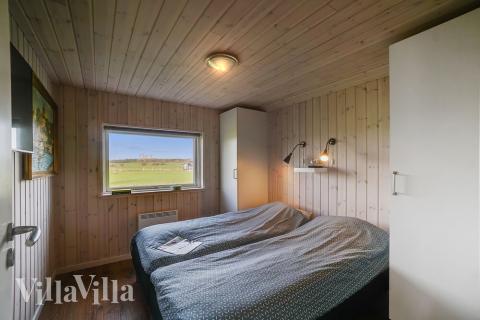 Et av de 4 soverommene i luksushus nr. 443 i Østjylland.
