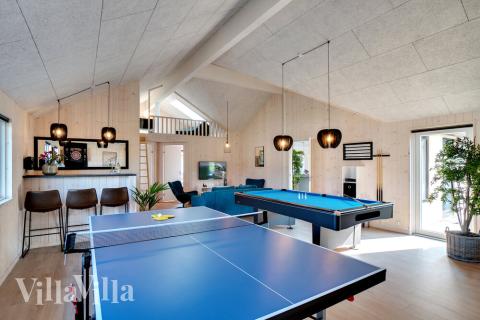 Luksushus nr. 455 til 20 personer tilbyr et stort aktivitetsrom med bl.a. biljard og dart