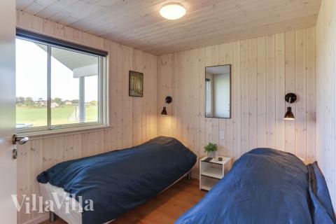 Et av de 9 soverommene i luksushus nr. 447 i Lolland/Falster/Møn.