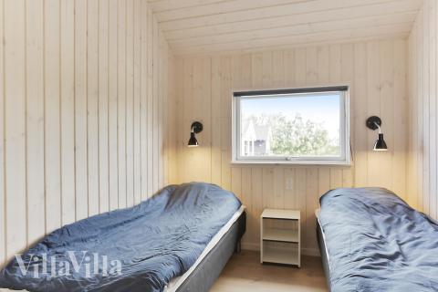 Et av de 5 soverommene i luksushus nr. 452 i Lolland/Falster/Møn.