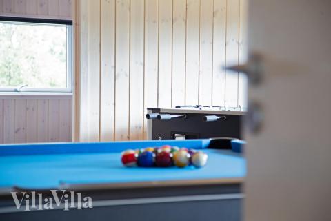 Aktivitetsrom i luksushus nr. 452 med 5 soverom og plass til 14 personer.