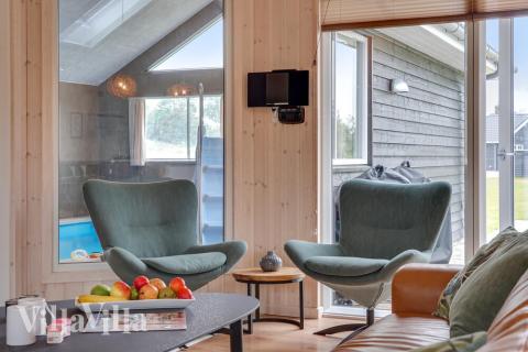 Oppholdsrom med plass til 20 i luksushus nr. 474.