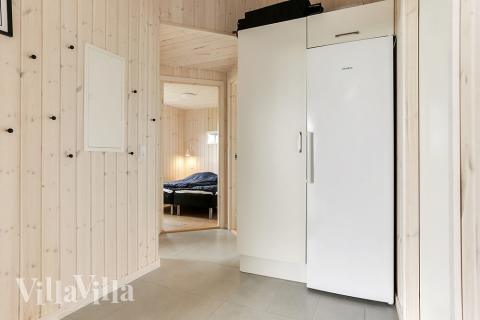 Det romslige inngangspartiet til luksushus nr. 445 i Lolland/Falster/Møn