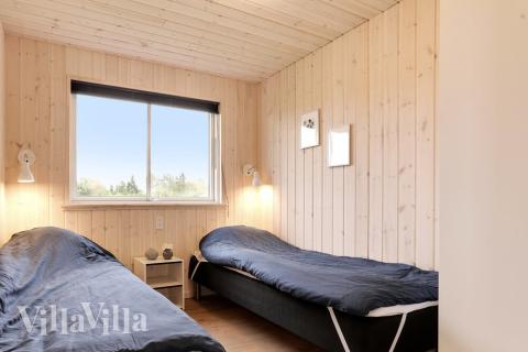 Et av de 8 soverommene i luksushus nr. 445 i Lolland/Falster/Møn.