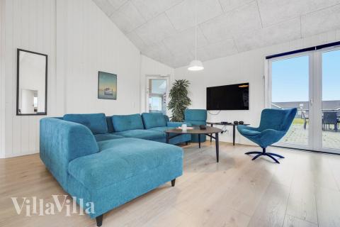 Sofakroken i luksushus nr. 468 i Lolland/Falster/Møn.