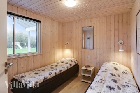Et av de 8 soverommene i luksushus nr. 469 i Lolland/Falster/Møn.