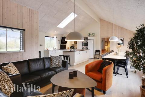 Sofakroken i luksushus nr. 469 i Lolland/Falster/Møn.