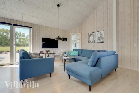 Sofakroken i luksushus nr. 470 i Lolland/Falster/Møn.