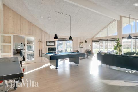 Konkurrer i feriehusets aktivitetsrom når dere besøker luksushus nr. 479 i Østjylland.