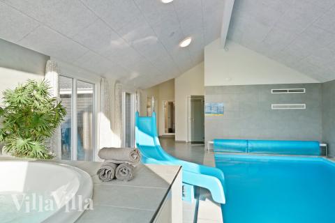 Nyt varmen i boblebadet i luksushus nr. 479 i Østjylland