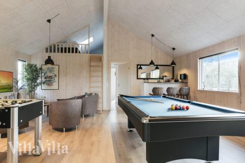 Luksushus nr. 481 til 16 personer tilbyr et stort aktivitetsrom med bl.a. biljard og dart