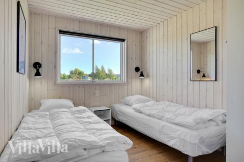 Et av de 7 soverommene i luksushus nr. 490 i Lolland/Falster/Møn.