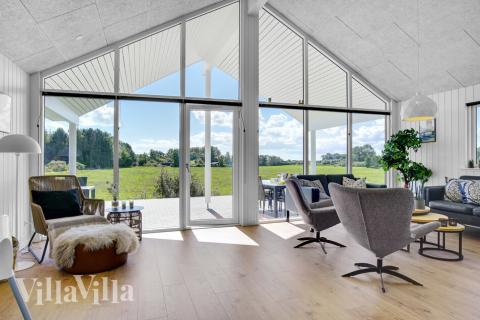 Sofakroken i luksushus nr. 490 i Lolland/Falster/Møn.