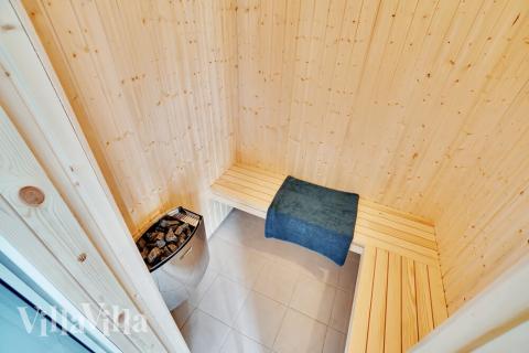 Nyt varmen i badstuen i luksushus nr. 500 til 26 personer