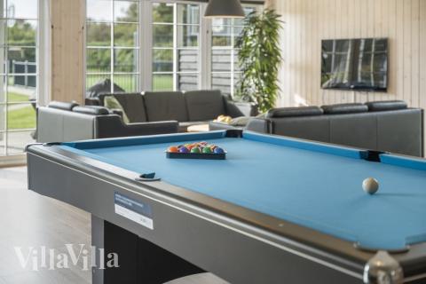 Aktivitetsrom i luksushus nr. 500 med 10 soverom og plass til 26 personer.