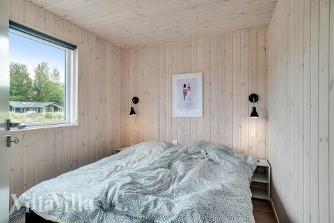Et av de 5 soverommene i luksushus nr. 501 i Nordsjælland.