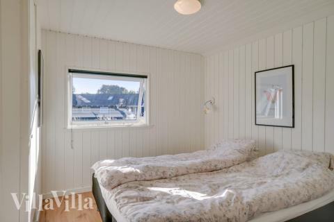 Et av de 5 soverommene i luksushus nr. 504 i Nordsjælland.