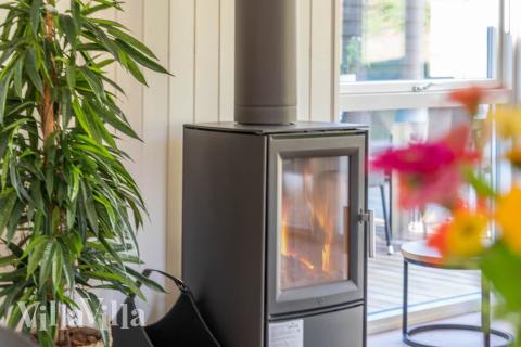 Oppholdsrom med plass til 14 i luksushus nr. 504.