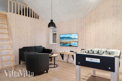 Luksushus nr. 726 til 18 personer tilbyr et stort aktivitetsrom med bl.a. biljard og dart