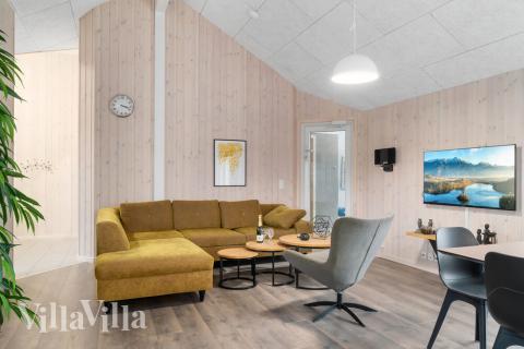 Sofakroken i luksushus nr. 727 i Tyskland.