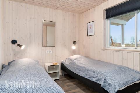 Et av de 9 soverommene i luksushus nr. 727 i Tyskland.