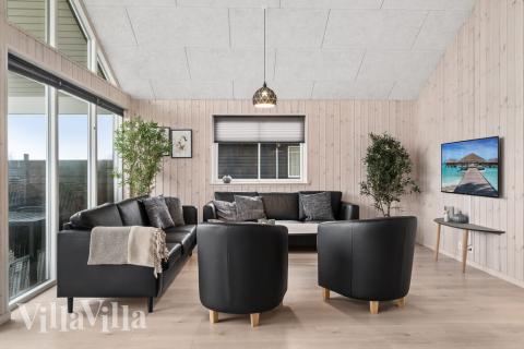 Sofakroken i luksushus nr. 733 i Tyskland.