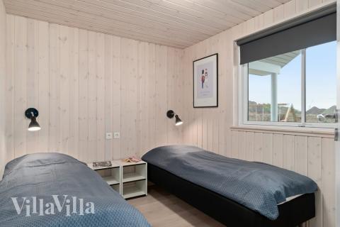 Et av de 8 soverommene i luksushus nr. 732 i Tyskland.